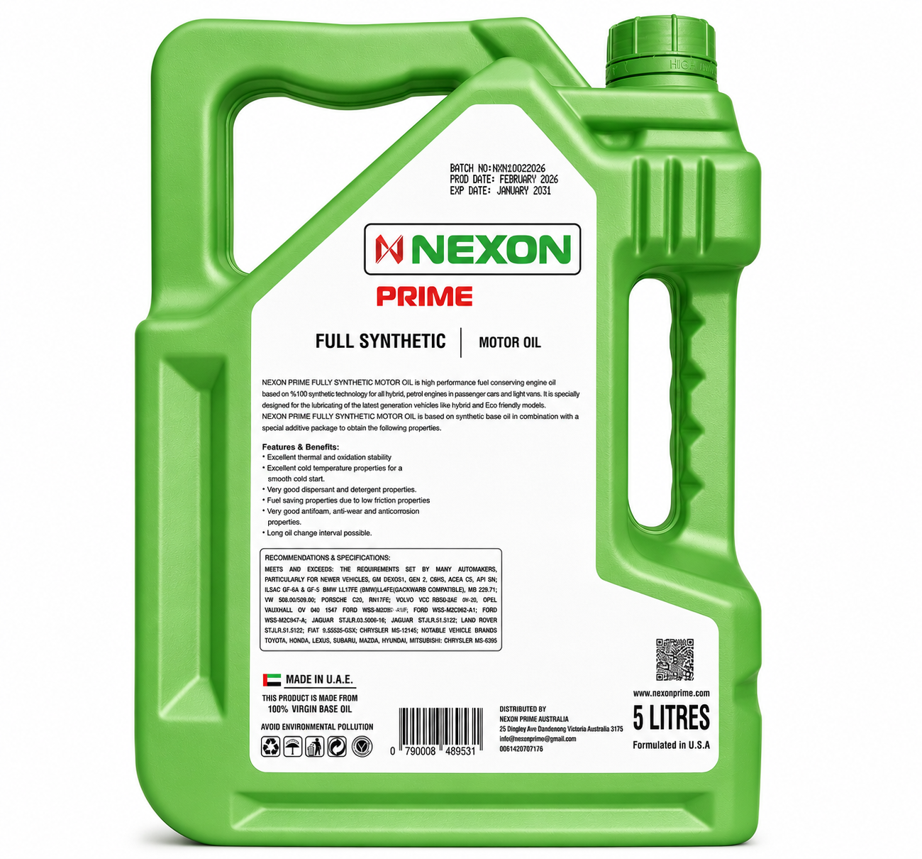 Nexon Prime TDS 10W40 SN - Image 3